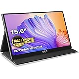 Portable Monitor, QQH 15.6" Monitor for Laptop FHD 1080P USB C Computer Display IPS Second Screen, Mini HDMI Gaming Monitor w