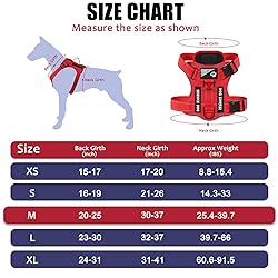 Demigreat Service Dog Harness, Reflective Dog Vest