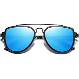 Gafas De Sol Polarizadas SOJOS SJ1072 - UV400, Diseño Polígono Espejo, Unisex, Para Conducir Y Deporte
