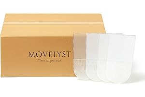 MOVELYST 100 Pieces Refill Strips for Mini Clear Light Clips - Damage-Free Adhesive Replacement Strips for Decorative Clips, No Tools Removable Indoor Mini Wall Hooks for Hanging