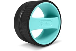 Chirp Wheel Pro Vibrating Foam Roller - 3 Speed Deep Tissue Electric Massager for Back Pain Relief & Muscle Therapy, Workout Recovery, Physical Therapy, Yoga Massage, 8 Inch, Blue Holds Up to 500 lbs