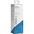 Cricut Joy Smart Glitter Iron On - Aqua, (5.5"x19" Roll) - HTV Heat Transfer Vinyl, compatible with Cricut Joy Machine