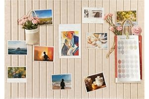 FARBENIOK Felt Board 31x24, 0.35" Thick Decorative Felt Pin Board with Nano Adhesive, Large Wall Decor Bulletin Board for Bedroom Living Room Study Office Flower Shop Classroom Vision Board - Camel