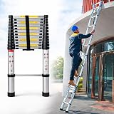 Neo Extendable Portable Foldable Telescopic Ladder EN131 3.8M Steel view 8