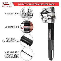 BILITOOLS 2-Piece Coil Spring Compressor Tool Heavy