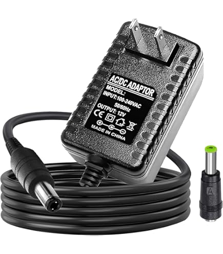 Adaptateur Secteur 12V MyVolts Pour Clavier Yamaha PSR-E413 - Prise Française, Protection Surtension, Certifié CE