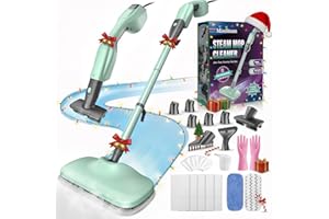 MISSSTEAM Standable Safe & High Temp Steam Mop Cleaner for Deep Cleaning, Powerful MultiPurpose and Heavy Duty Handheld Steam Cleaner, Detachable Floor Steamer with 18 Accessory for Hardwood Laminate Tile Grout