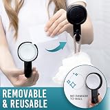 TAILI Black Suction Hooks 4 Pack Vacuum Wall Hooks No Drilling Waterproof 5kg view 4