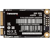 fanxiang S301 2TB mSATA SSD Mini SATA III 6Gb/s Internal Solid State Drive, 3D NAND, Compatible with Ultrabook Desktop PC Laptop