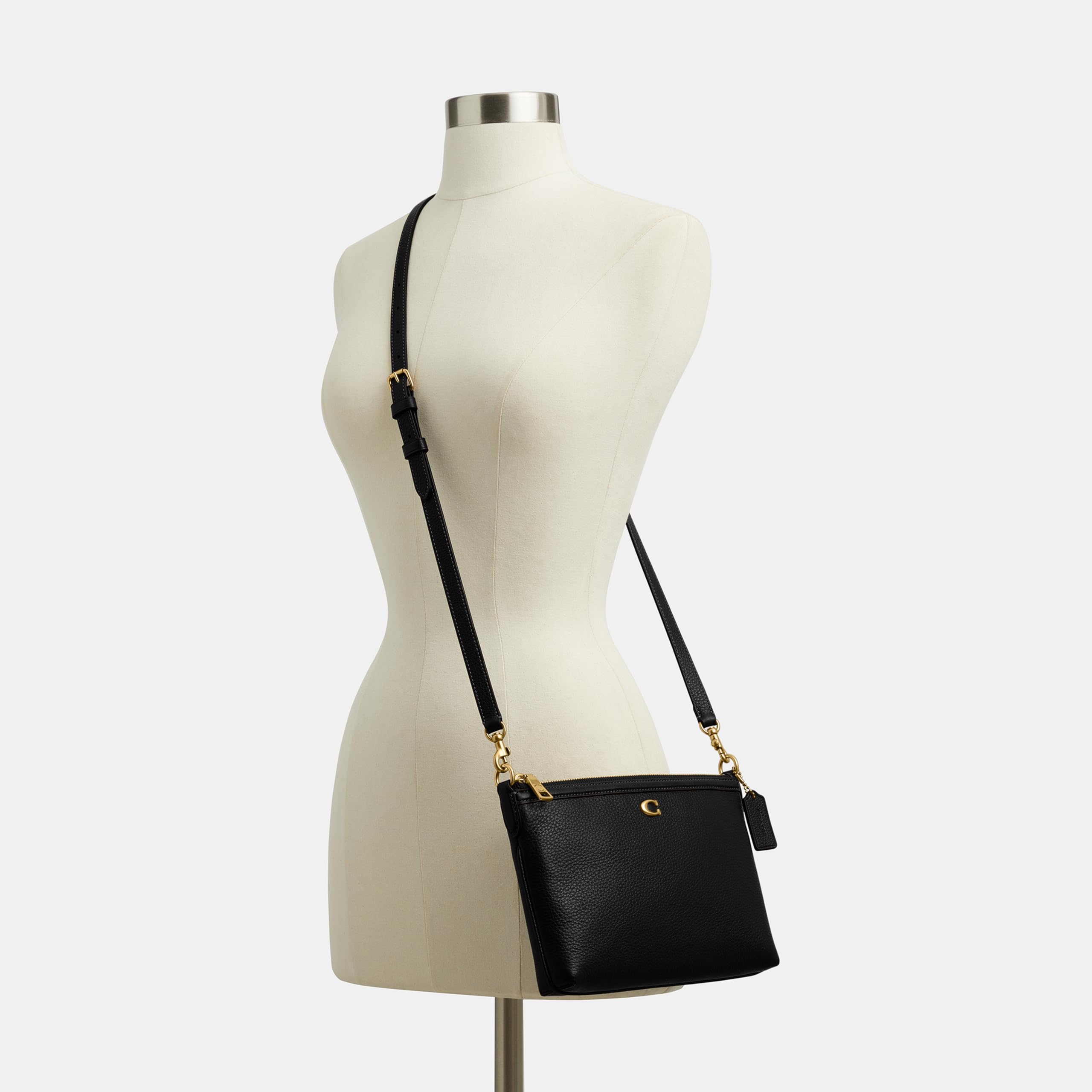 COACH womens Legacy Zip Top Crossbody