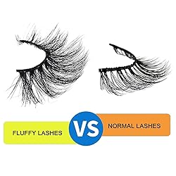 Veleasha Mink Eyelashes Faux 8D Wispy Fluffy Mink