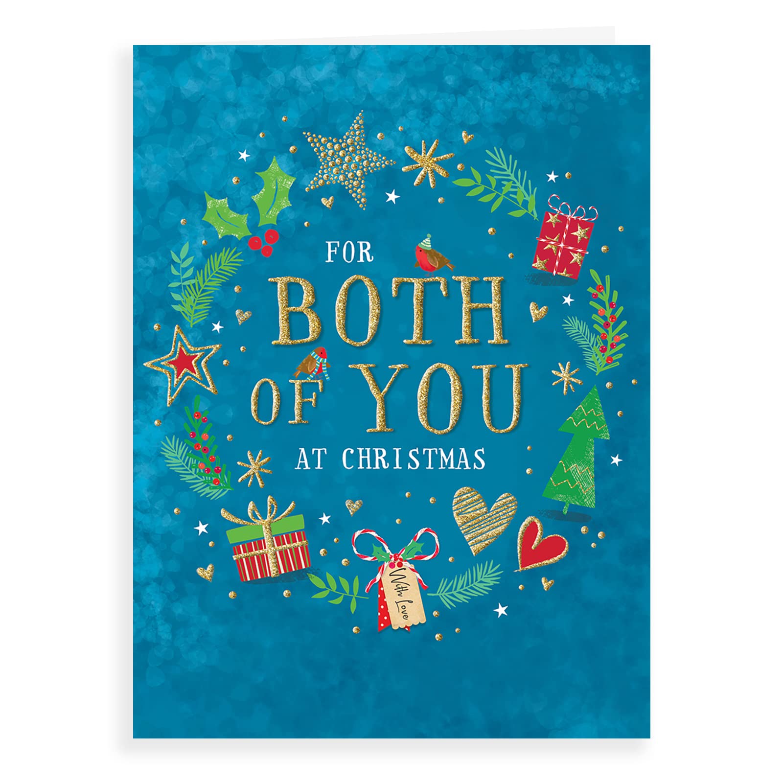 Regal Publishing Modern Christmas Card To Both Of You - 12 x 9 inches