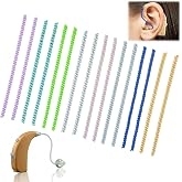 16PCS Cochlear Implant Cable Wrap, Colorful Cochlear Hearing Aid Wires Twist Protector Helps to Protect and Strengthen The Wire, Hearing Aids Accessories Help Protect Enhance The Service Life of Wires