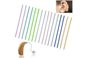 JDVBDNK 16PCS Cochlear Implant Cable Wrap, Colorful Cochlear Hearing Aid Wires Twist Protector Helps to Protect and Strengthen The Wire, Hearing Aids Accessories Help Protect Enhance The Service Life of Wires