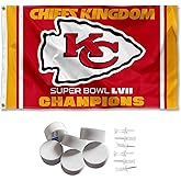 Kansas City Chiefs Kingdom Super Bowl Champions Banner and Tapestry Wall Tack Pads