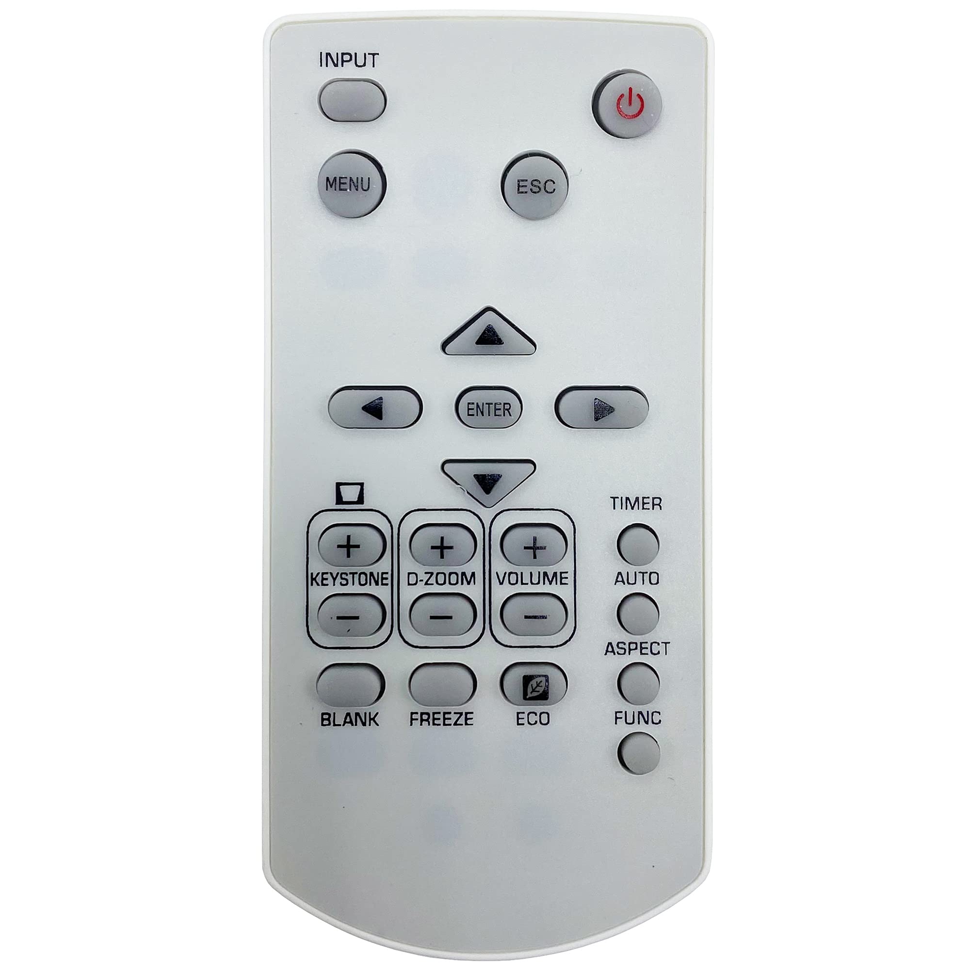Leankle Remote Controller YT-150 for Casio Projectors XJ-V1, XJ-V2