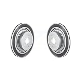 Genius Rear Coated Disc Brake Rotors Pair