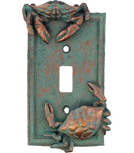 Octopus Kraken Nautical Double Toggle Light Switch Cover – 2-Gang, Unbreakable Polycarbonate, Pirate Ship Decor