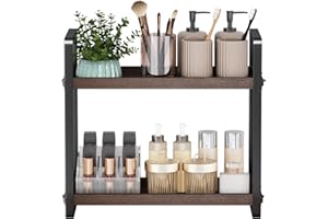 HNRLOY Bathroom Countertop Tray,Cosmetic Tray,Cosmetic Organizer Holder,Bathroom Organizer,Bathroom Counter Stand,Storage Counter Shelf,Countertop Organizer,Countertop Storage Shelf