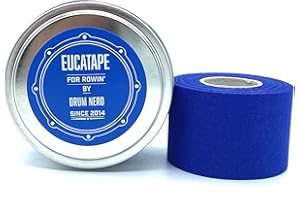 Eucatape Eucalyptus Infused Rowing Tape for Men & Women – Heals and Protects Hands from Blisters Cuts Dry Skin, for Strength & Grip Indoor Machine or Outdoor Sculling Crew