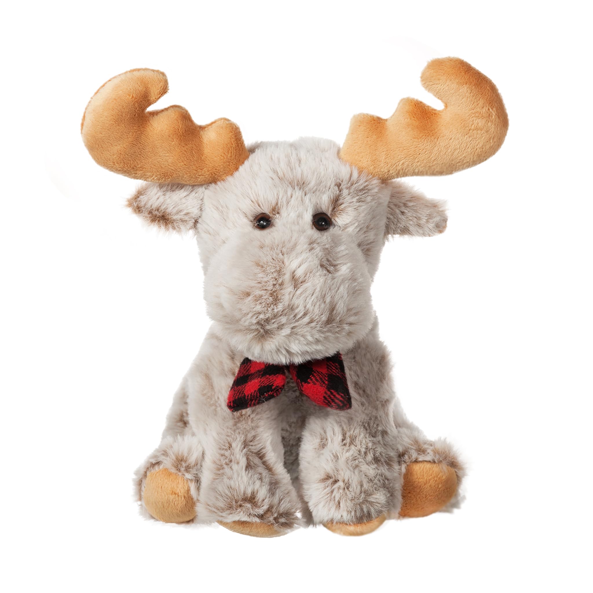 Apricot Lamb Soft Toys Moose Plush Gray Reindeer Elk Wapiti Stuffed Animal Soft Cuddly Perfect for Child (Reindeer, 8 Inches)