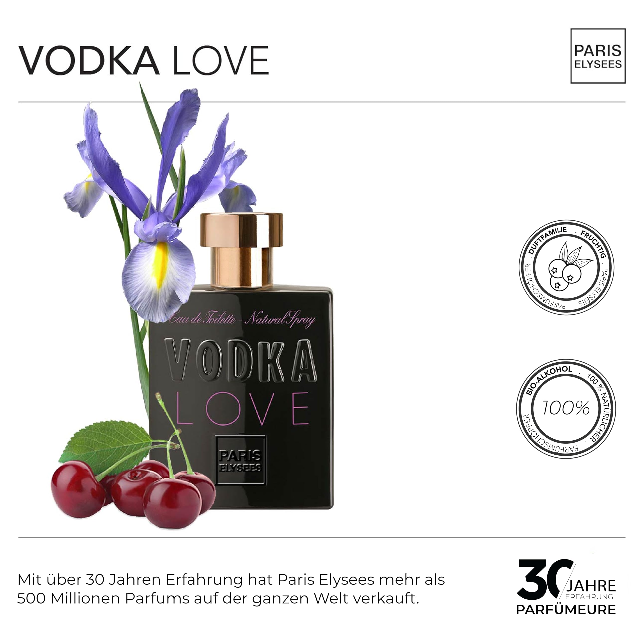 PARIS ELYSEES - Vodka Love - Eau de Toilette für damen - Fruchtig - Kirsche, Pflaume & Orange - Parfüm frauen - 100 ml 3