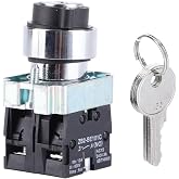 2 Position Key Self Reset Power Lock Conversion Rotation Locking and Key ZB2‑BE101 ZB2-BE102C 240V-3A