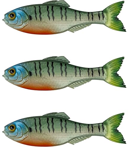 LiveTarget Hollow Body Sunfish Fishing Lure – Lifelike Bait For Bass And Panfish