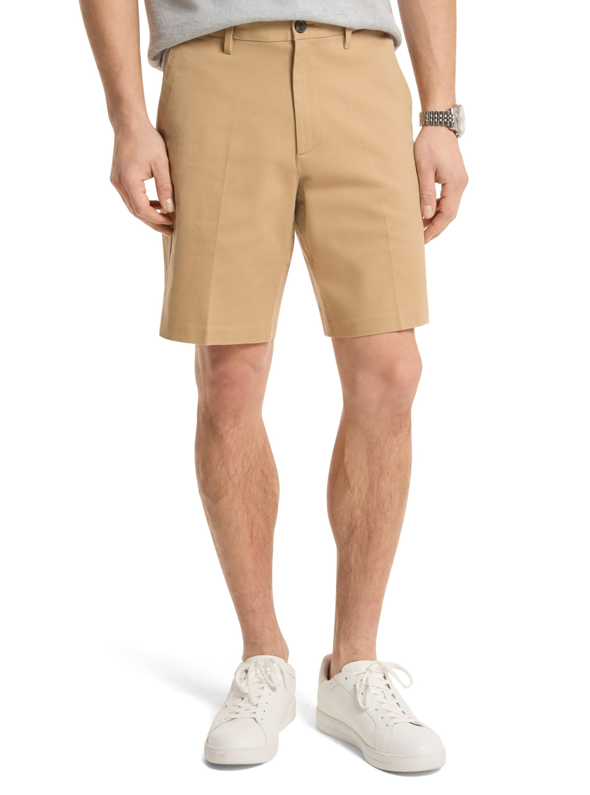 Michael Kors Men’s Cotton Stretch Short/Khaki, 38
