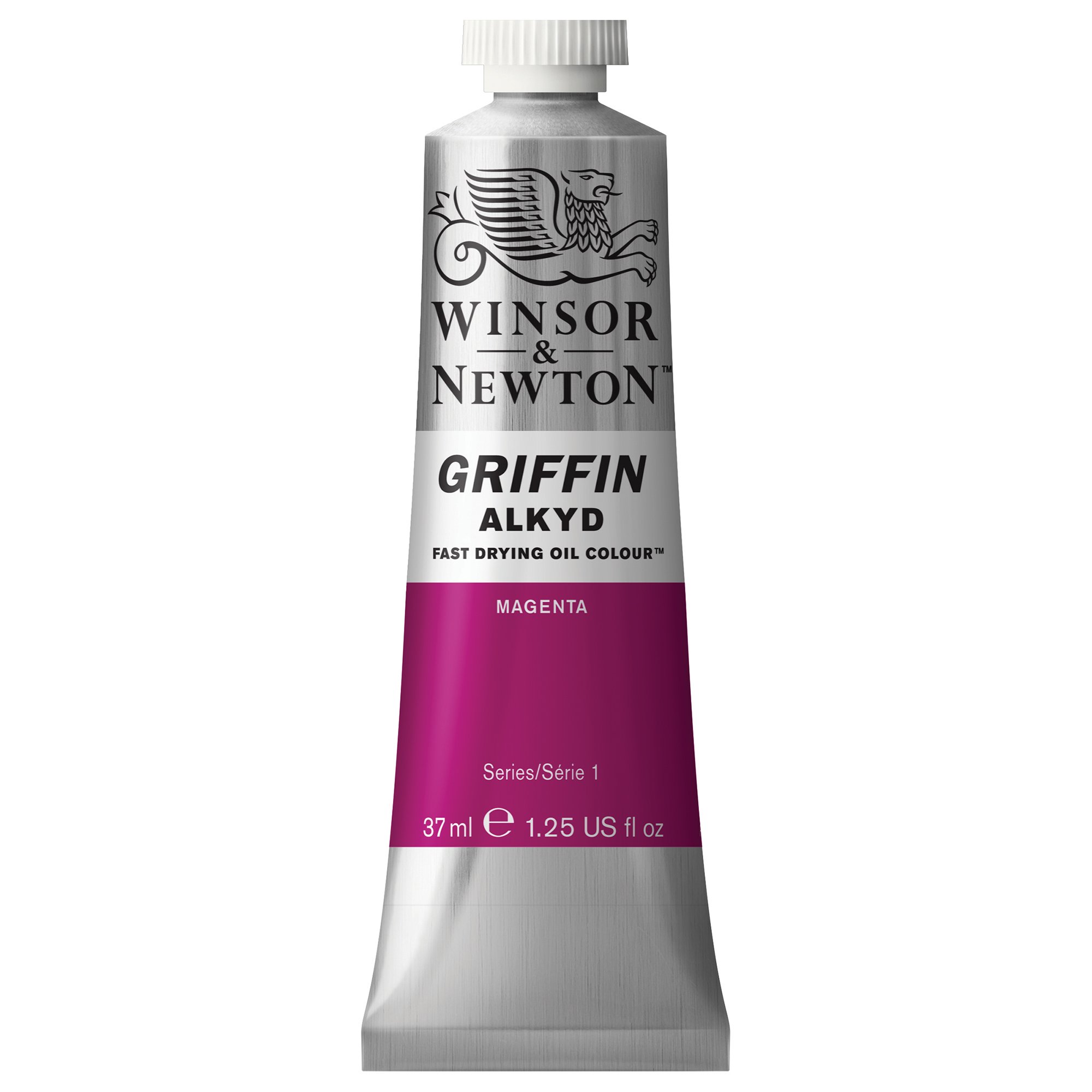 Winsor & Newton Griffin 37ml Alkyd Fast Drying Oil Colour Tube - Magenta,pink