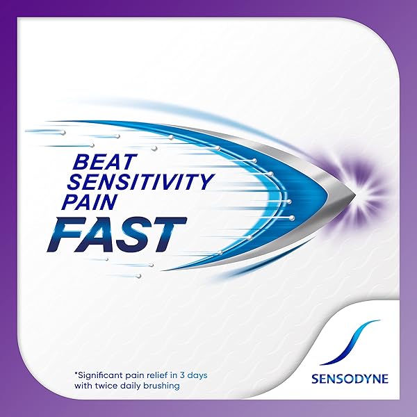 SENSODYNE RAPID RELIEF SENSITIVE TOOTHPASTE, CAVITY PREVENTION AND SENSITIVE TEETH TREATMENT – 3.4 OUNCES