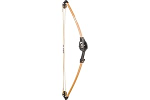 Bear Archery Spark Youth Bow Set, Recommended for Ages 5 to 10, Ambidextrous, Includes 2 Arrows, Armguard, Quiver