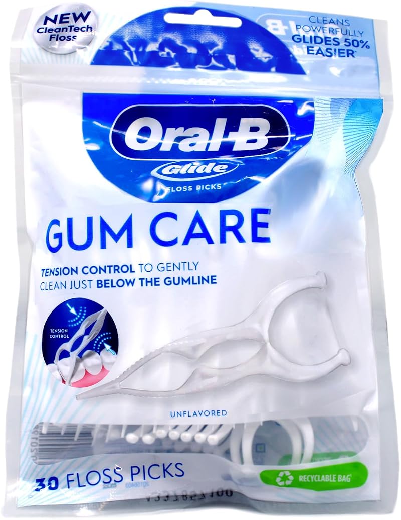 Oral-B Glide Floss Picks 1Pack – Shred Resistant, Tension Control, Dentist