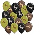 Havercamp Buck Balloons (18 pcs.) 18; 12in. Latex Balloons. Beautiful Tone-Matching Prints. Great for Hunter Themed Party, Camouflage Motif, Birthdays, Graduation, Father's Day. Made in Italy!