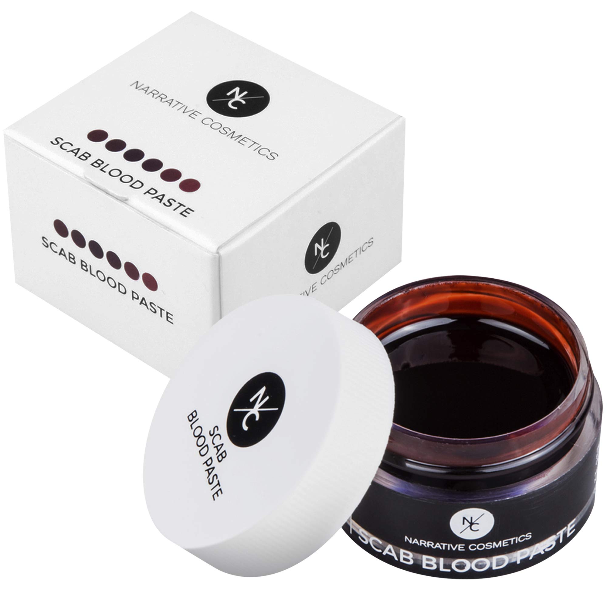 Narrative Cosmetics Starter Effects Kit, 6-Color Bruise Wheel, Scar Wax, and Scab Blood Paste, Professional SFX Makeup Set With Applicators