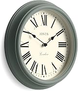 Jones Clocks Venetian wall clock 30cm Green Roman numerals view 1