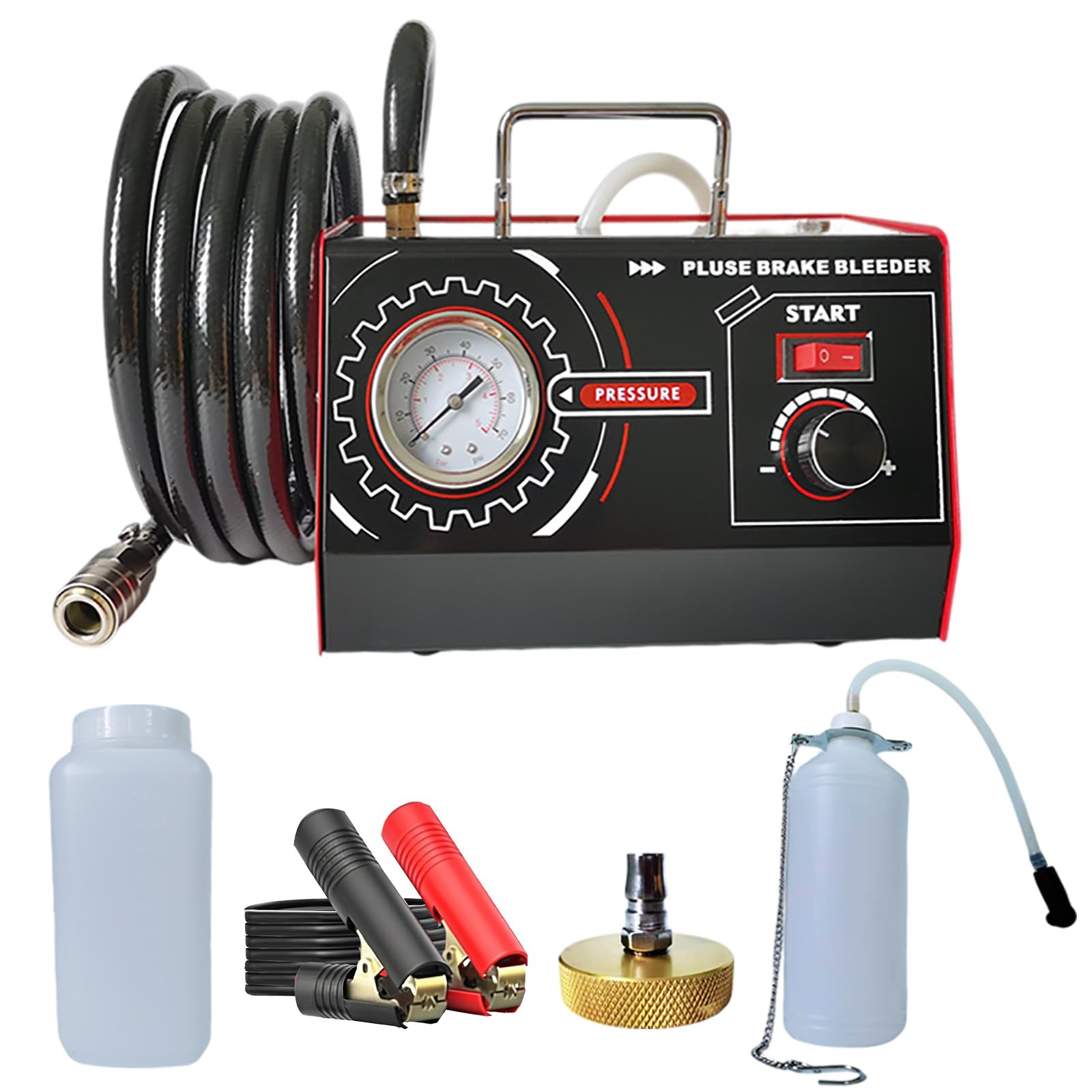 Photo 1 of KUMORE Electric Brake Fluid Bleeder DC12V Pulse Automatic Brake Bleeder Machine Air-Free Filling with Precise Pressure Control for One-Man Operation