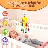 Funsland Pram Toys for Babies 0-6 Months Clip On Car Seat Stroller view 4