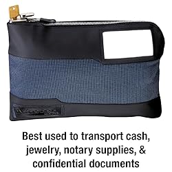 Master Lock Money Bag with Key Lock and Zipper for