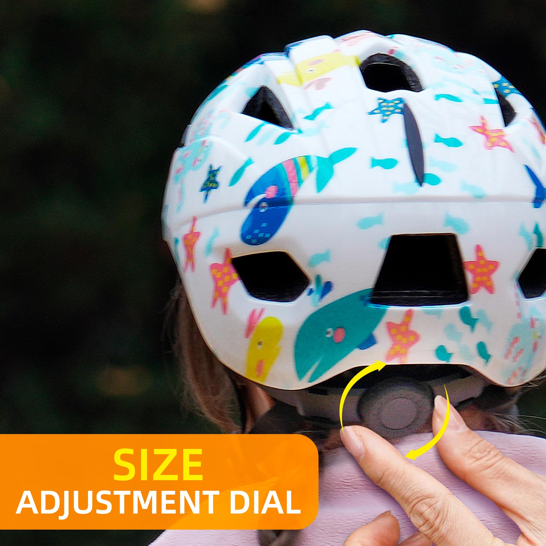 Bike Helmet Toddlers Kids 1-8 Year Old - Bicycle Skate Board Helmets Small Toddler Girls Boys 3-5 2-4 6-7 5-8 Years