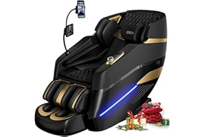 DR.HIUMI Massage Chair Full Body,Zero Gravity 3D SL-Track Shiatsu Massage Recliner Chair Built-in Heat System Airbag Massage with Body Scan, Deep Yoga Stretch, Calfrest Extension And Foot And Back massage