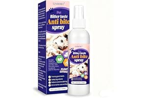 No Chew Spray for Dogs, Bitter Apple Spray for Dogs to Stop Chewing, Effective Indoor/Outdoor Deterrent Training Corrector fo