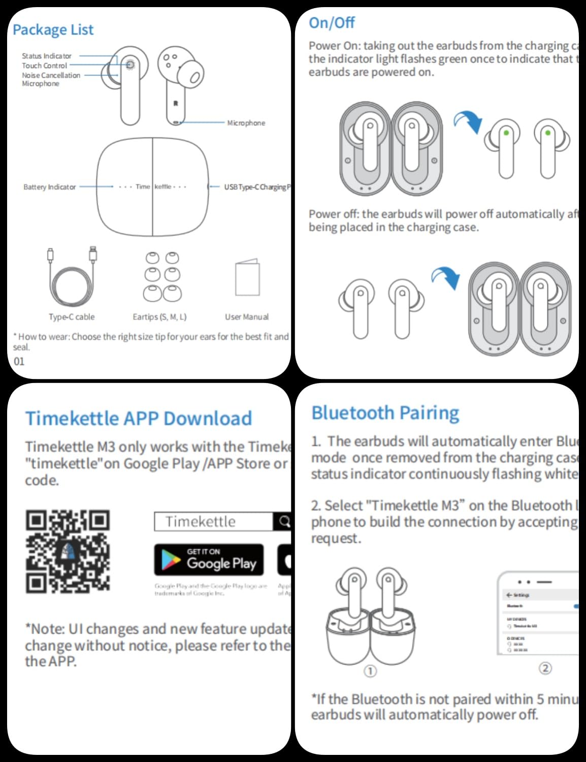 Timekettle WT2 Edge W3 Translator Device,Bidirection Simultaneous Translation, Translator Earbuds with 40 Languages, Real time Translator,Fast Reaction with Revolutionary Al Tech, Online Version