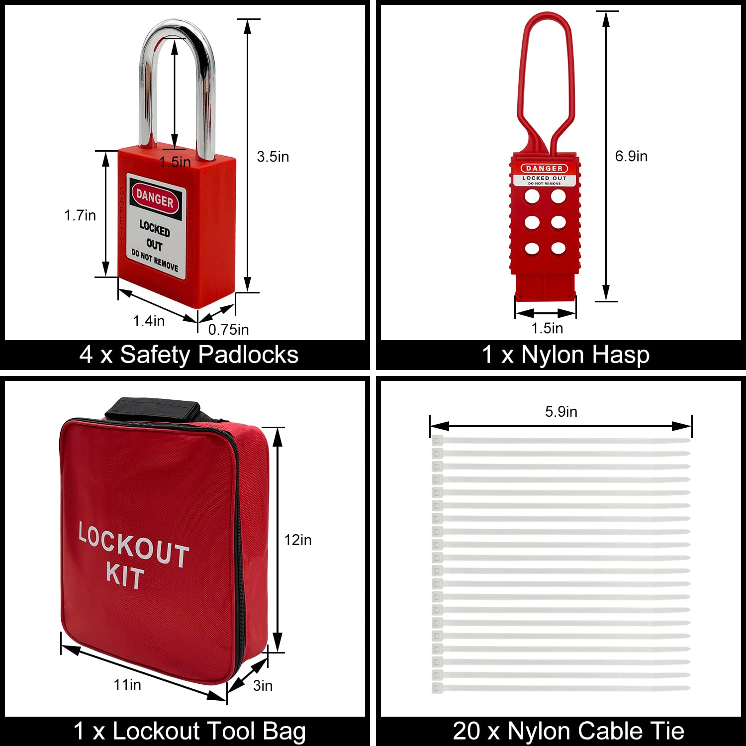 Mua Lockout Tagout Kit Electrical Loto - Clamp-On Circuit Breaker ...