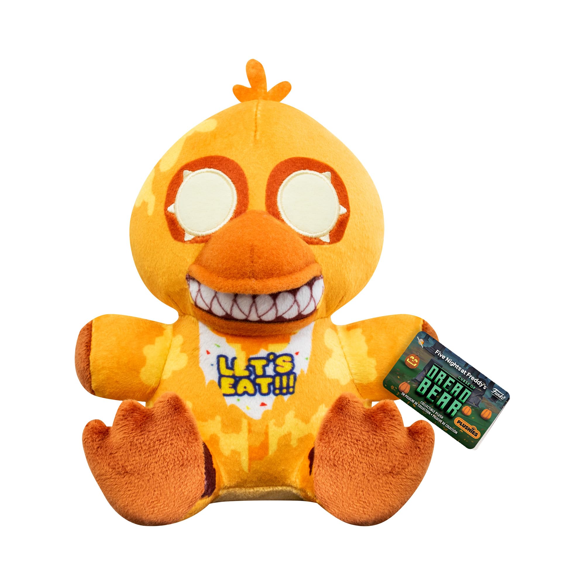 Funko Plush: Five Nights At Freddy's (FNAF) Dreadbear - Jack-O-Chica - Collectable Soft Toy - Birthday Gift Idea - Official Merchandise - Stuffed