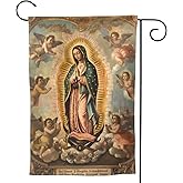 YISHOW Our Lady of Guadalupe Mother Of God Garden Flag Double Sided Vertical Holly Mary Blessed Virgin Mary Religious House Flags Yard Signs Outdoor Decor 12.5"X18"