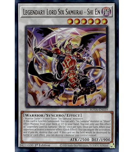 Amazon.com: Yu-Gi-Oh! - Elder of The Six Samurai (SDWA-EN021) - Structure  Deck: Samurai Warlords - 1st Edition