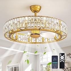 Siljoy 31.5'' Caged Ceiling Fan with Light and