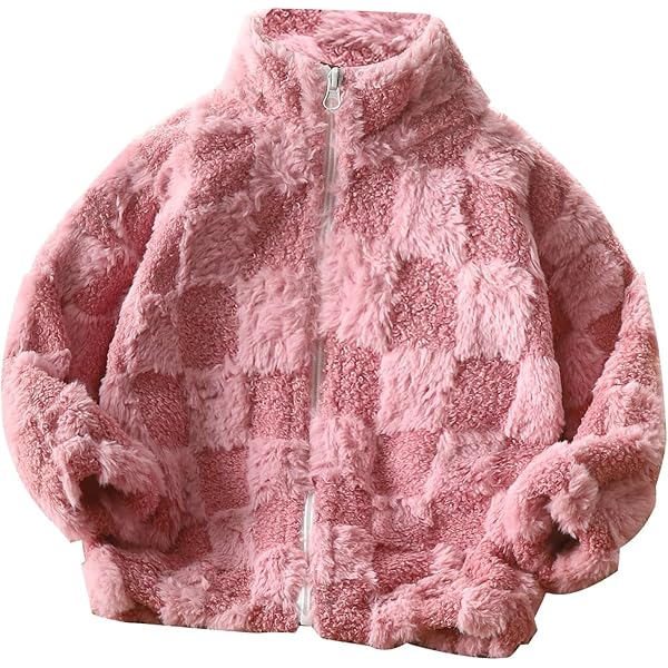 Sherpa Fleece Kids Jacket Kids Fuzzy Bear Hoodie Jacket - Sherpa Fleece Coat With Ear Hood | Toddler To Child Sizes Fuzzy Fleece Hoodie