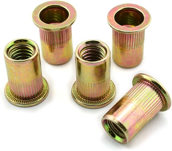 20 Stück M6 Nietmuttern Verzinkt - Kohlenstoffstahl Für Metallbleche